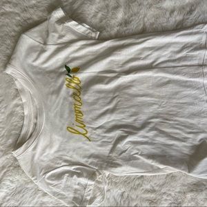 Anthropologie white t shirt